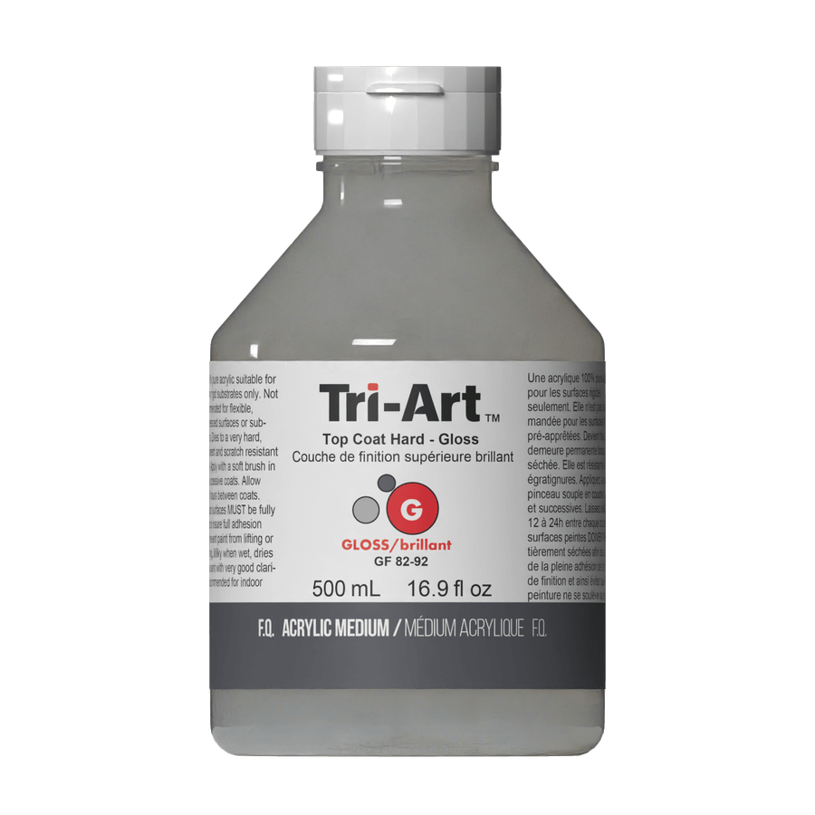 Tri-Art Mediums - Top Coat Hard Gloss 