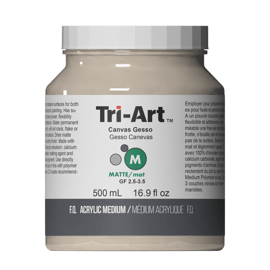 Tri-Art Mediums - Canvas/Ivory Gesso 