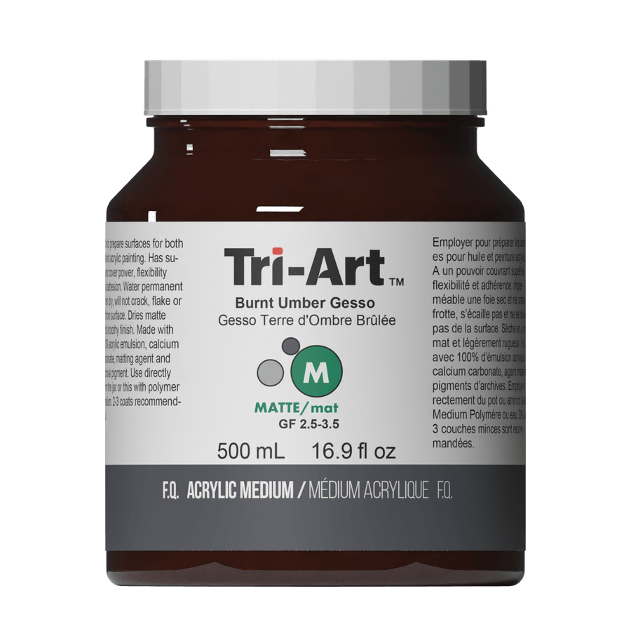 Tri-Art Mediums - Burnt Umber Gesso 
