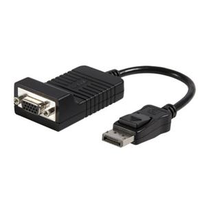 DisplayPort to VGA Adapter, Active DP to VGA Converter, 1080p Video DP to VGA Monitor Dongle, Latching DP Connector, Durable