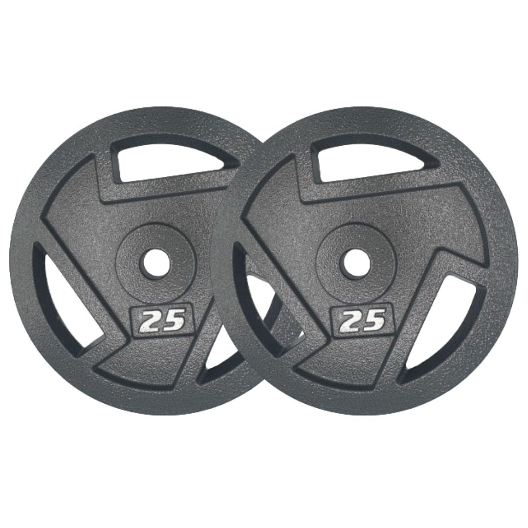 HAJEX Tri Grip Cast Iron Weight Plates 