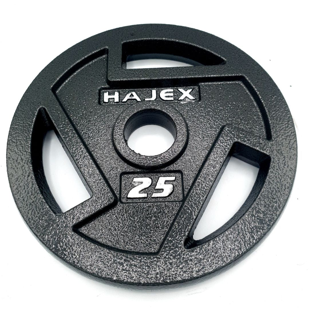 HAJEX Tri Grip Cast Iron Weight Plates 