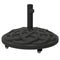 Round Patio Umbrella Base with Wheels, 44 lbs Resin Umbrella Stand Base, 1.3