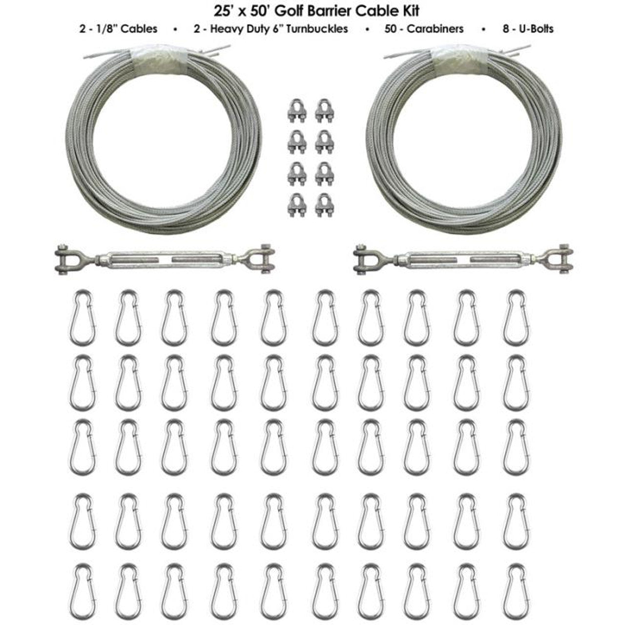 Golf Barrier Netting Cable Kit