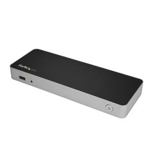 USB C Dock - 4K Dual Monitor HDMI & DisplayPort USB Type-C Docking Station - 60W Power Delivery, SD, 4-port USB 3.0 Hub, GbE 
