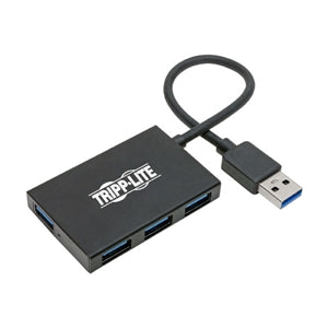 Tripp Lite by Eaton USB 3.0 SuperSpeed Slim Hub, 5 Gbps - 4 USB-A Ports, Portable, Aluminum 