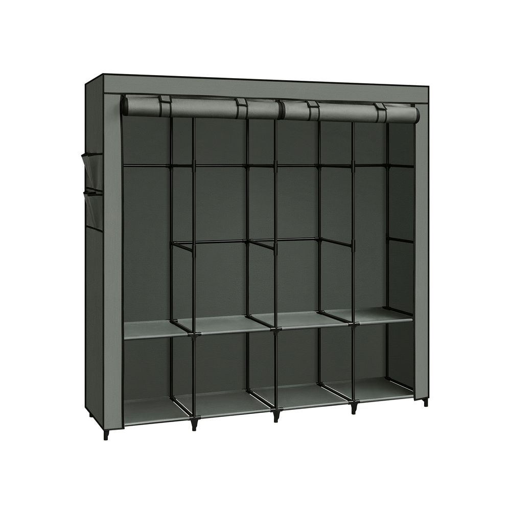 SONGMICS Wardrobe Closet Organizer with Cover 