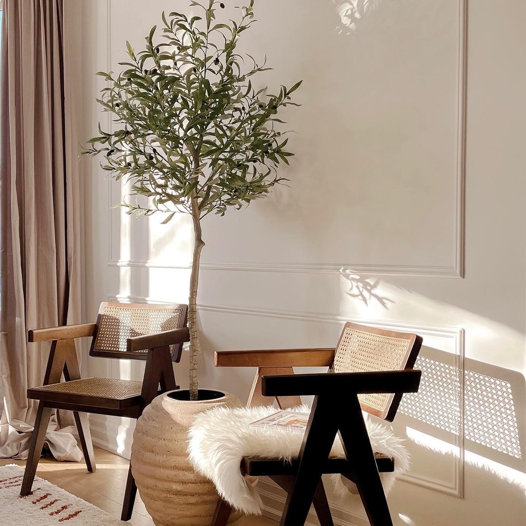 Oli Artificial Olive Tree Potted Plant (Multiple Sizes) 