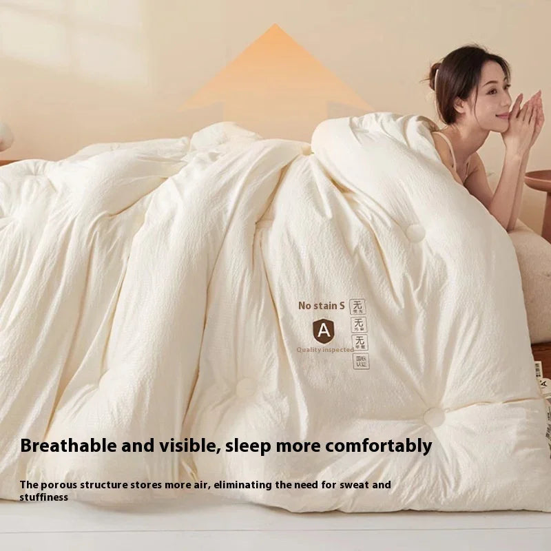 Comfortable Soybean Cellucotton Single Double Duvet Airable Cover Lunch Break Spring Summer Thin Quilt Duvet Insert 