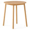 27.5 Inch Round Bamboo Dining Table for 2-4 Person-Natural