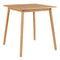 27.5 Inch Square Bamboo Dining Table for 2-4 People-Natural
