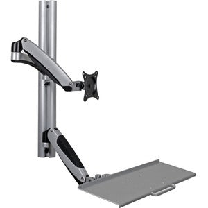 Tripp Lite by Eaton WorkWise WWSS1327RWTC Wall Mount for Workstation, Thin Client, Keyboard, Monitor, Flat Panel Display, TV - Black, Silver