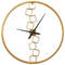 27 Inch Large Wall Clock for Living Room Bedroom Kitchen-Yellow