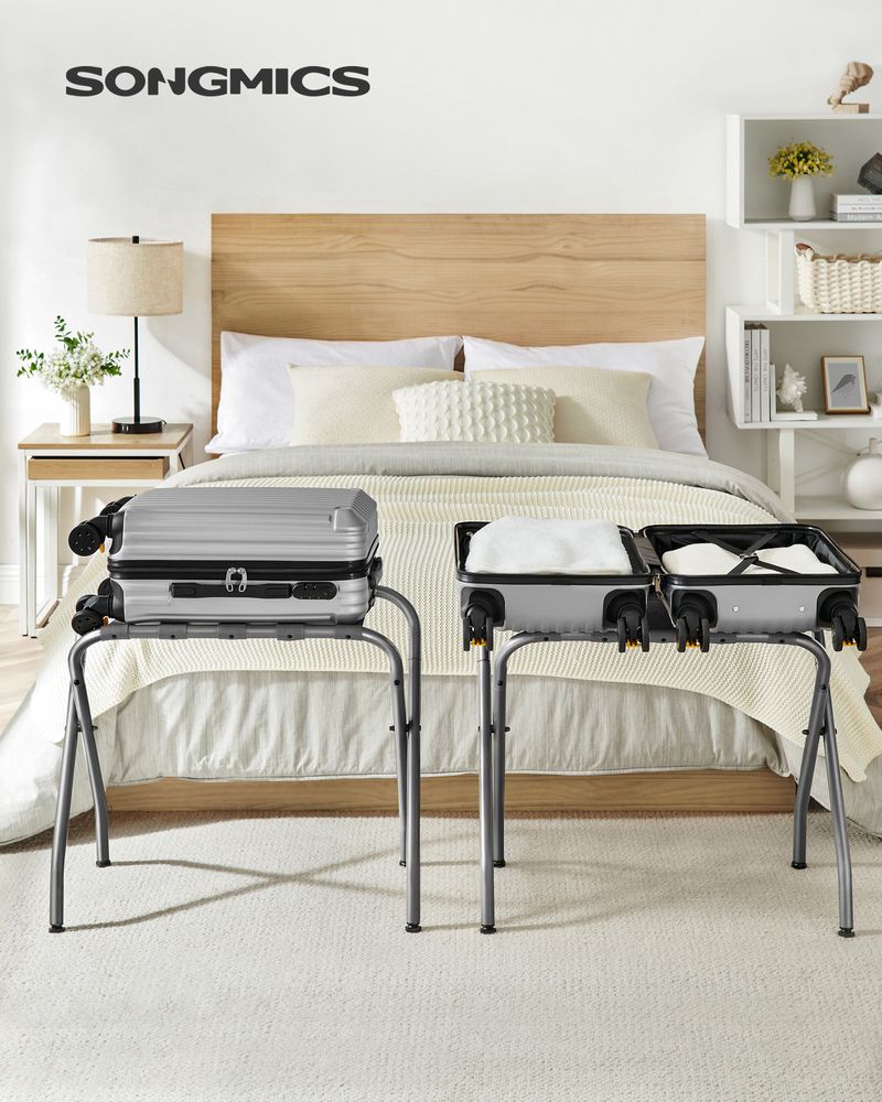 SONGMICS Folding Luggage Rack 