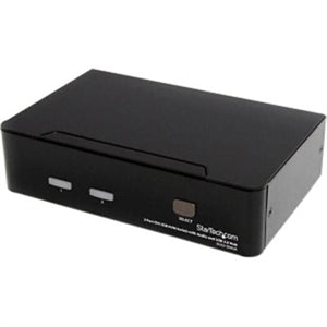 2 Port DVI + USB KVM Switch with Audio - KVM switch - USB 2.0 Hub - 2 ports - 1 local user - 1U 