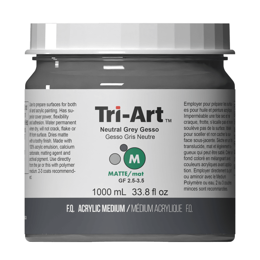 Tri-Art Mediums - Neutral Grey Gesso 