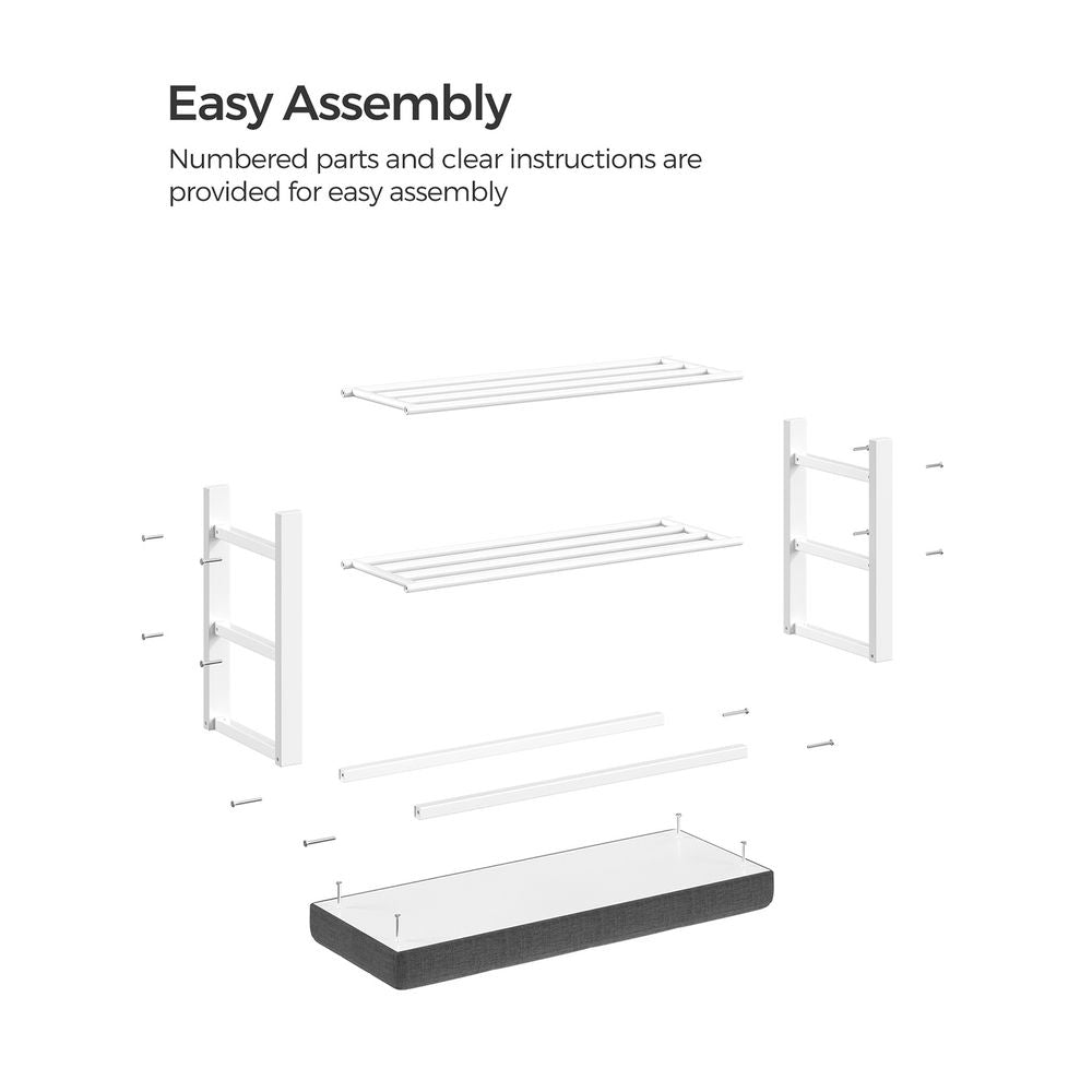 SONGMICS Shoe Bench with Cushion 