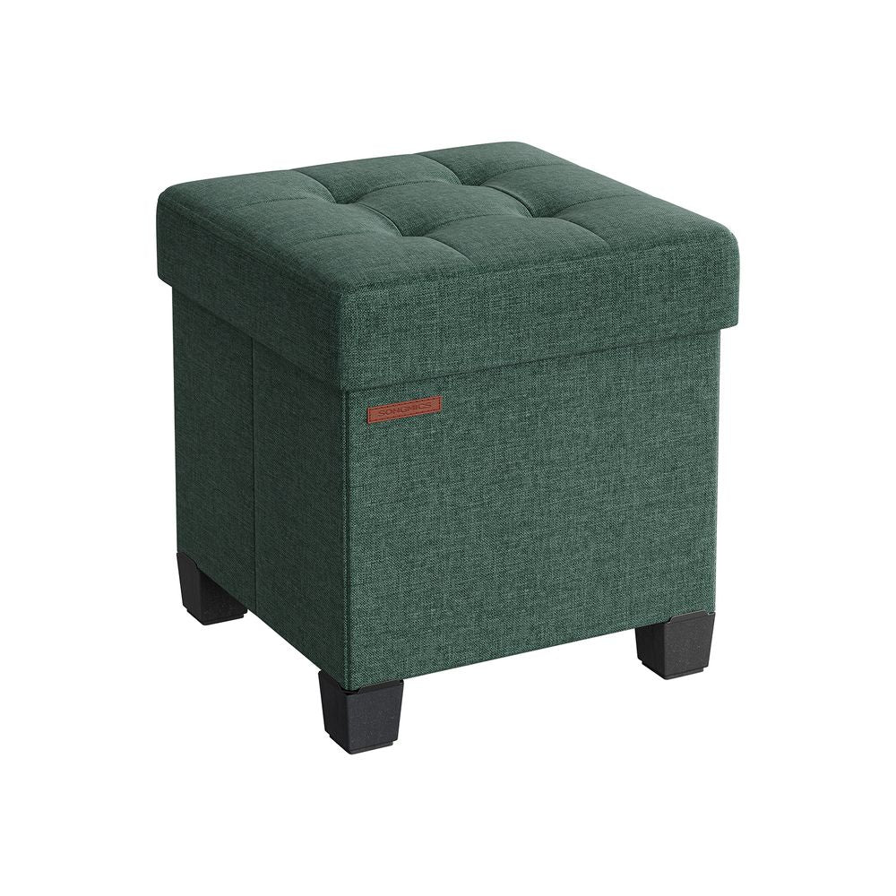 SONGMICS Small Ottoman Foot Rest with Legs 