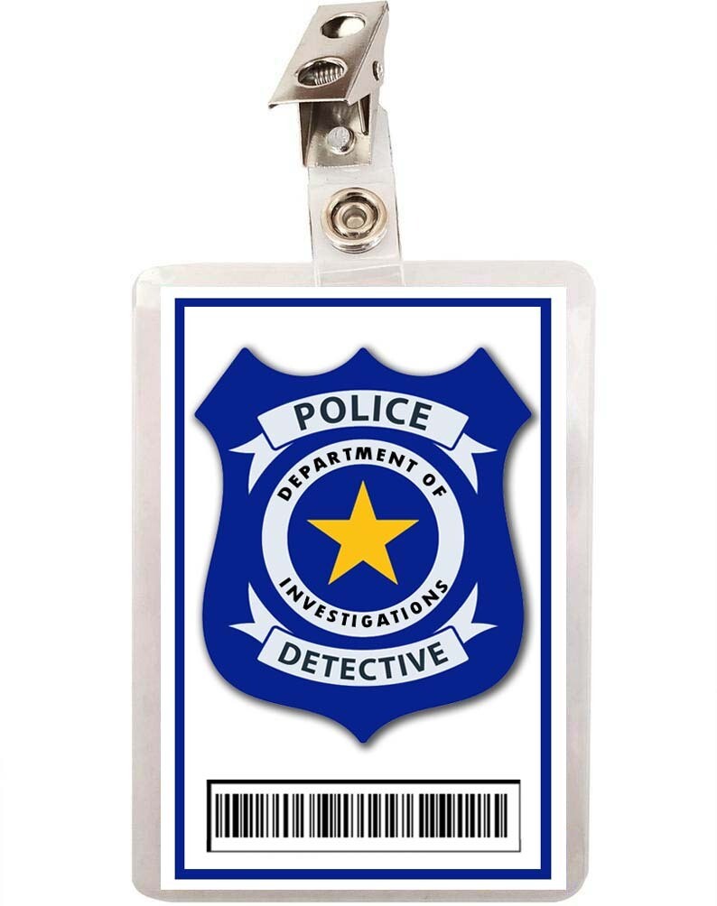 Police Detective ID Badge 