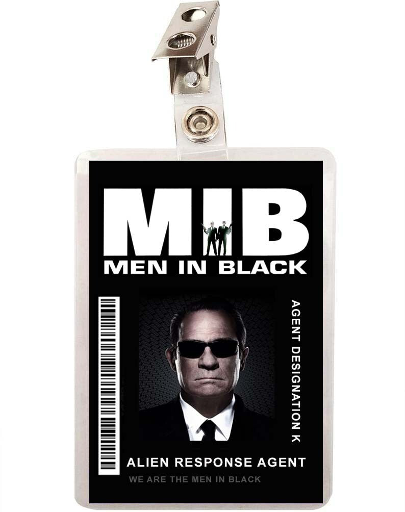 MIB Men In Black Agent K ID Badge 