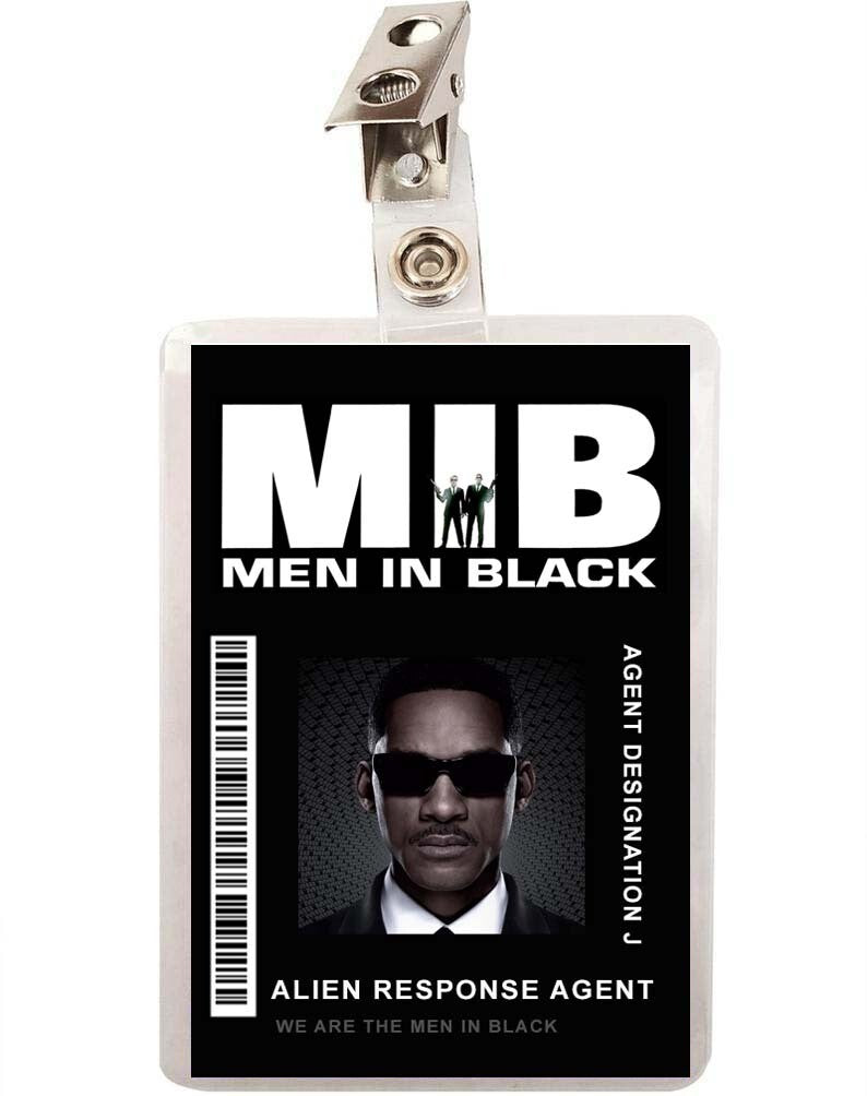 MIB Men In Black Agent J ID Badge 