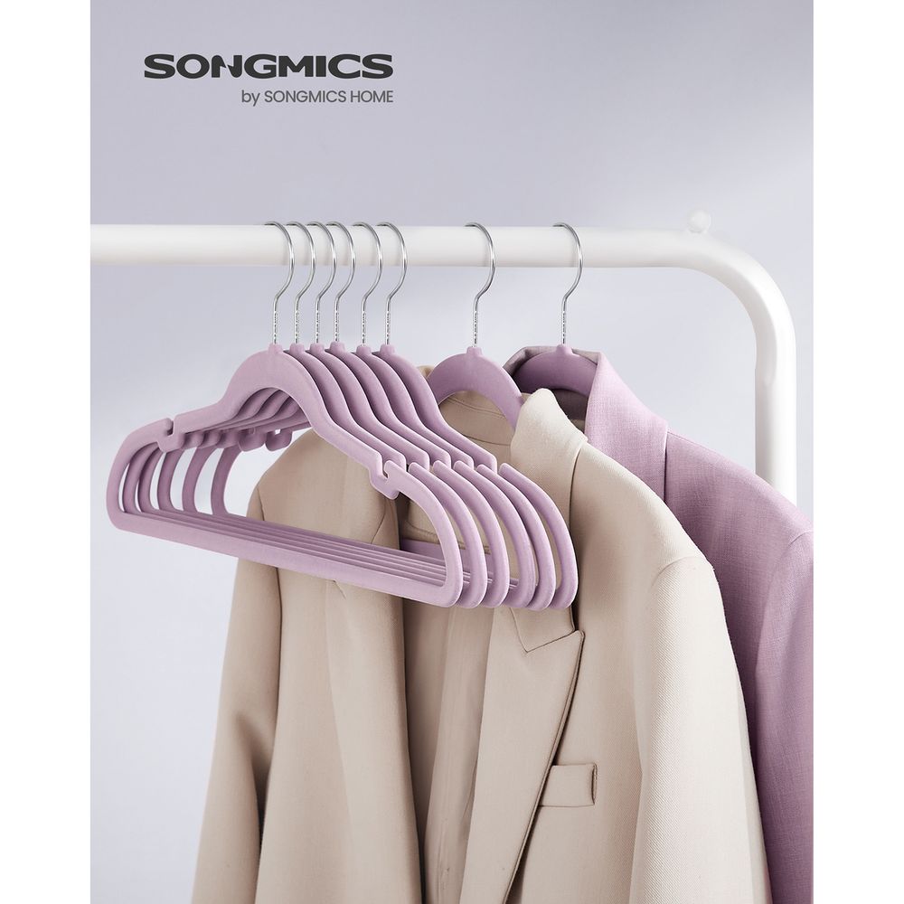 SONGMICS Velvet Hangers 
