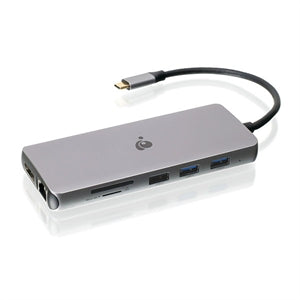 IOGEAR USB-C Triple HD Compact Dock w/ PD 3.0 