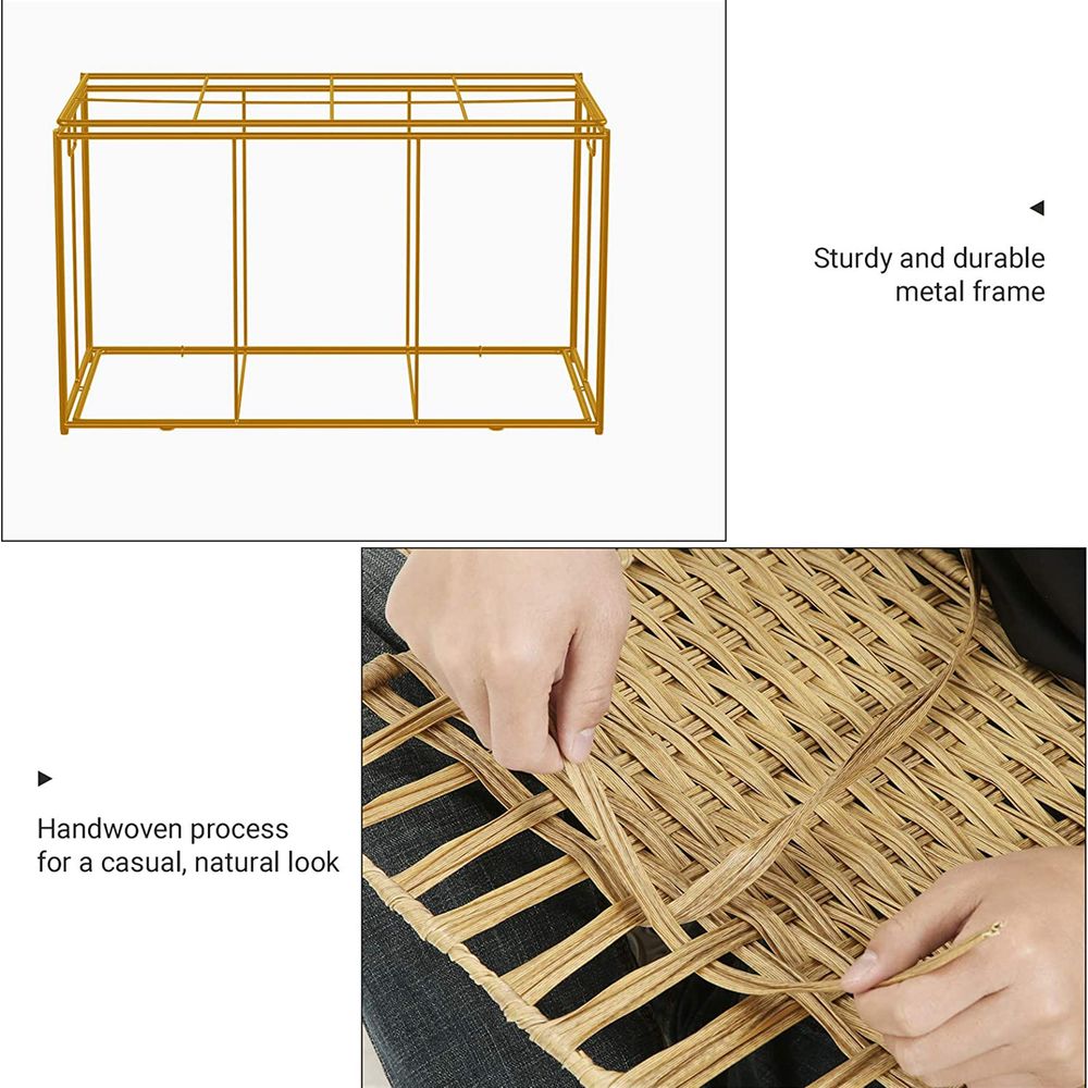 SONGMICS Storage Basket with Lid 