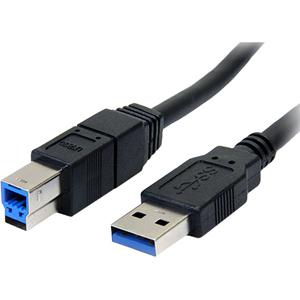 10 ft Black SuperSpeed USB 3.0 (5Gbps) Cable A to B - M/M 