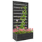 Raised Garden Bed with Trellis, Freestanding Elevated Planter Box for Climbing Vines, 28