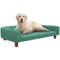 Dog Sofa for Large Dogs with Washable Cover, Anti-slip Foot Pads, Green