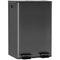 Dual Garbage Bin, Soft-Close Trash Can with Foot Pedal, 2 x 28 Liter Garbage Can with Removable Inner Buckets, Black