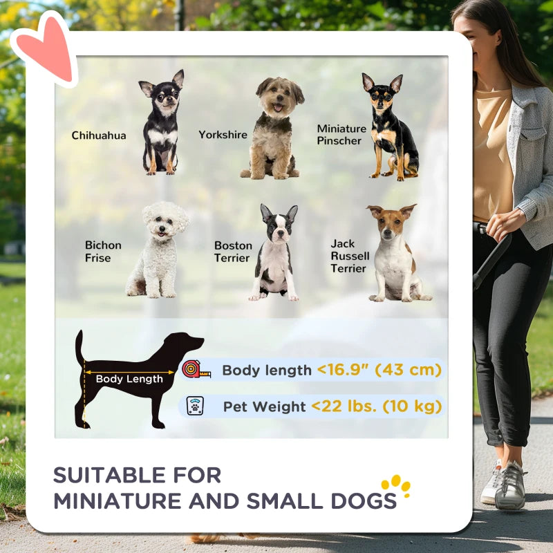 Foldable Cat Dog Travel Carriage, 4 Wheels Pet Stroller with EVA Wheel Brake, 3-stage Canopy, Mesh Window Door, Black