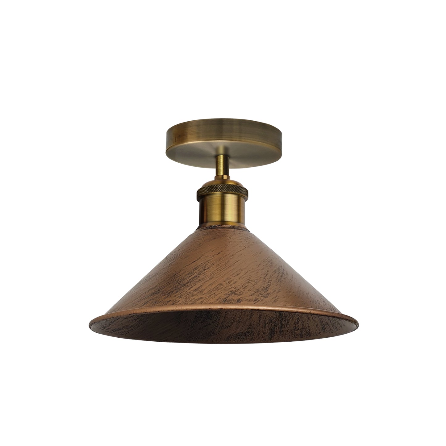 Adjustable Semi Flush Mount Metal Ceiling Light Brushed Copper~ 2150 