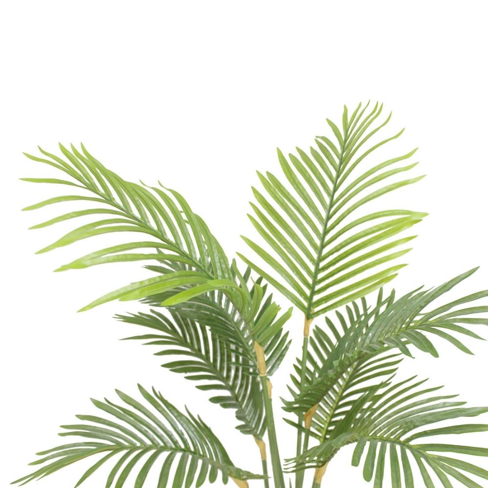 Pijao Artificial Hawaii Kwai Palm Tree Potted Plant 4' 