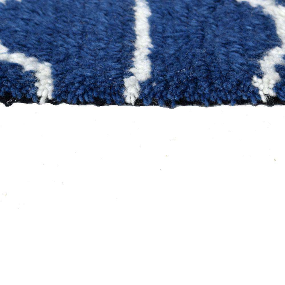 Marine Woven Wool 6X9 Rug 