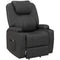 HOMCOM Power Recliner, Electric Lift Chair for Elderly with Footrest, Remote Control, Side Pockets and Cup Holders, Grey