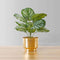 Calathea Faux Potted Plant | 1.3ft Lifelike Indoor Artificial Plant