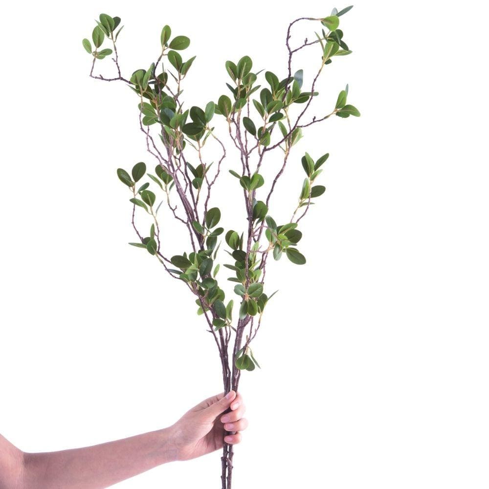 Riviera Artificial Banyan Leaf Branch 44'' X 12'' (Set Of Two) 