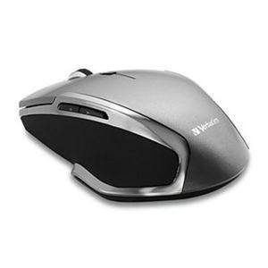 Verbatim Wireless Notebook 6-Button Deluxe Blue LED Mouse - Graphite 