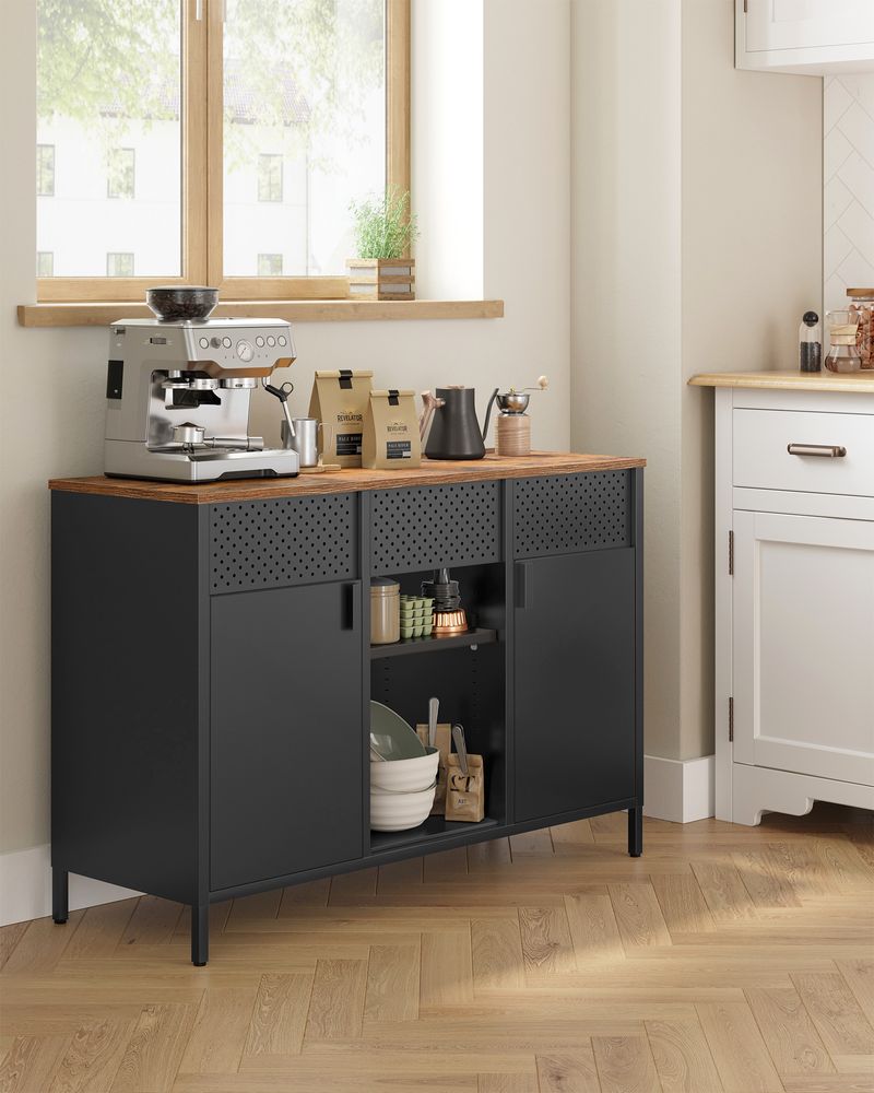 SONGMICS Storage Cabinet with 2 Doors 