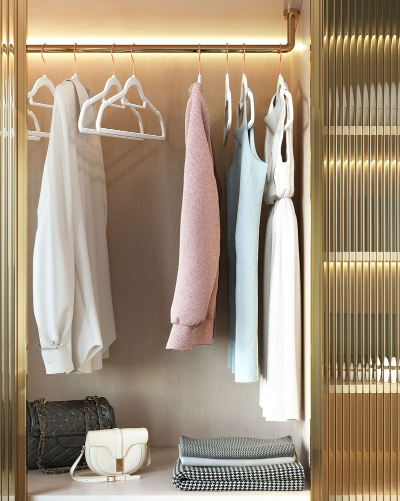 SONGMICS Clothes Hanger with Rose Gold Swivel Hook 