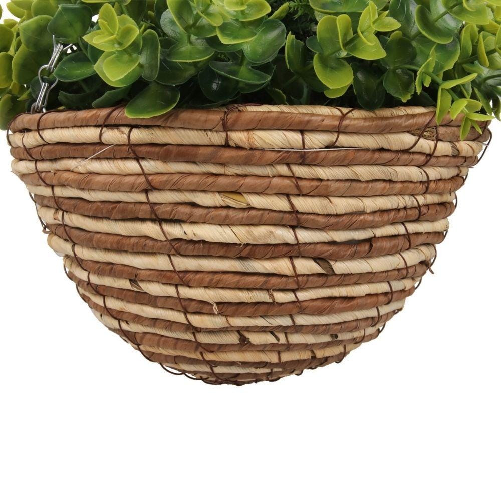 Penelope Artificial Floral Arrangement In Hanging Basket 