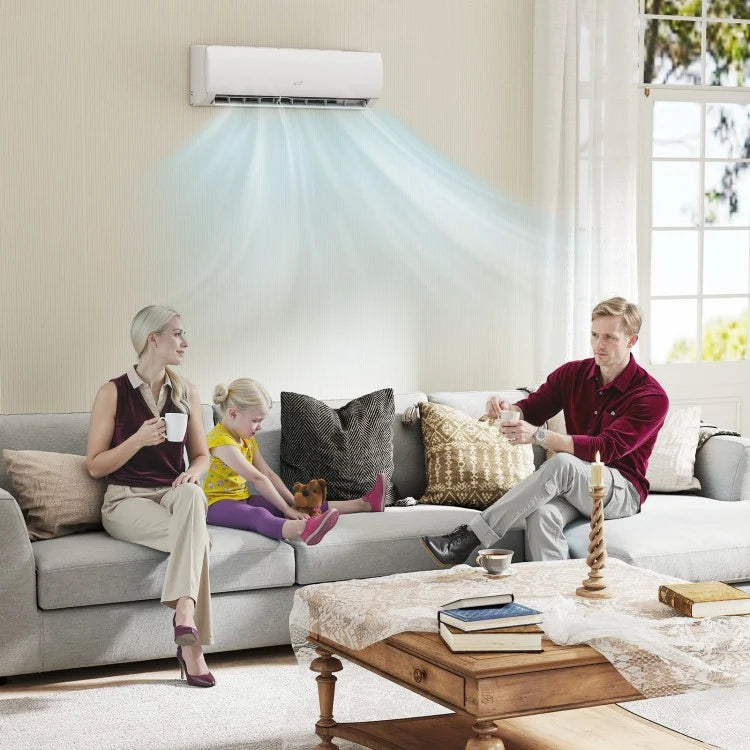 23000 BTU 208/230V Mini Split Heat Pump Heats at -15℃/5℉, Anti-Freeze Chassis Technology