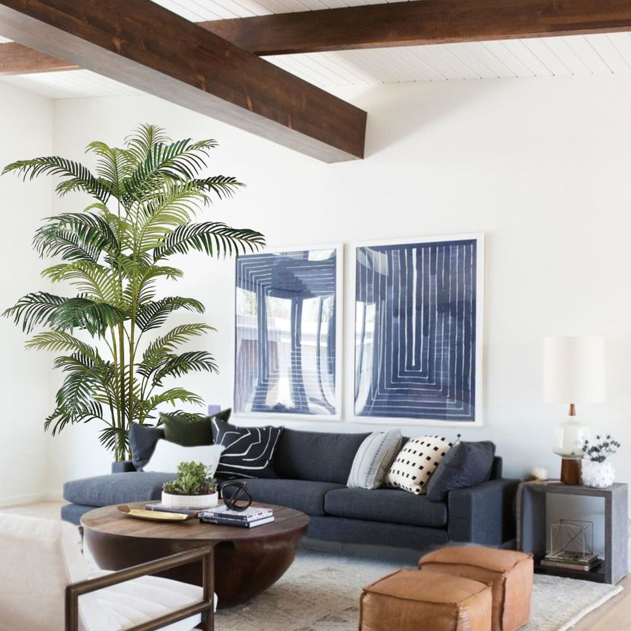 Arlo Artificial Hawaii Kwai Palm Tree Potted Plant (Multiple Sizes) 