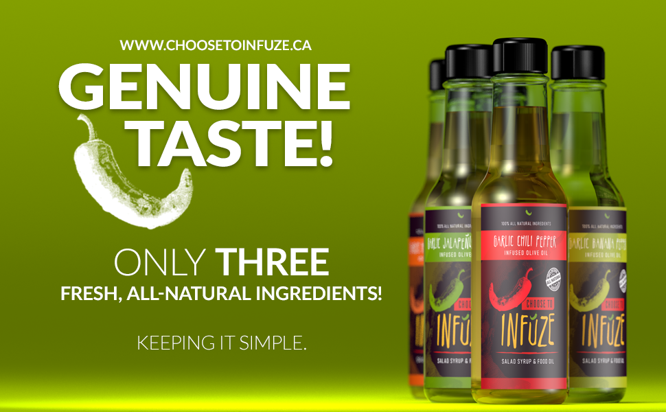 Garlic Banana Pepper Infused Olive Oil 150 ml (5 oz) 