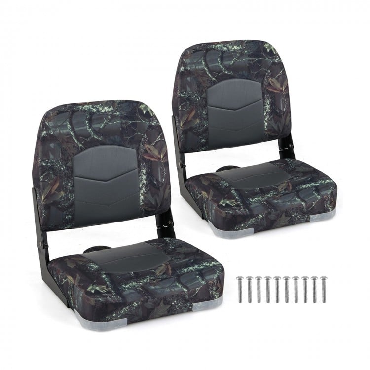 2-Pack Boat Seats with Thick Sponge Padding
