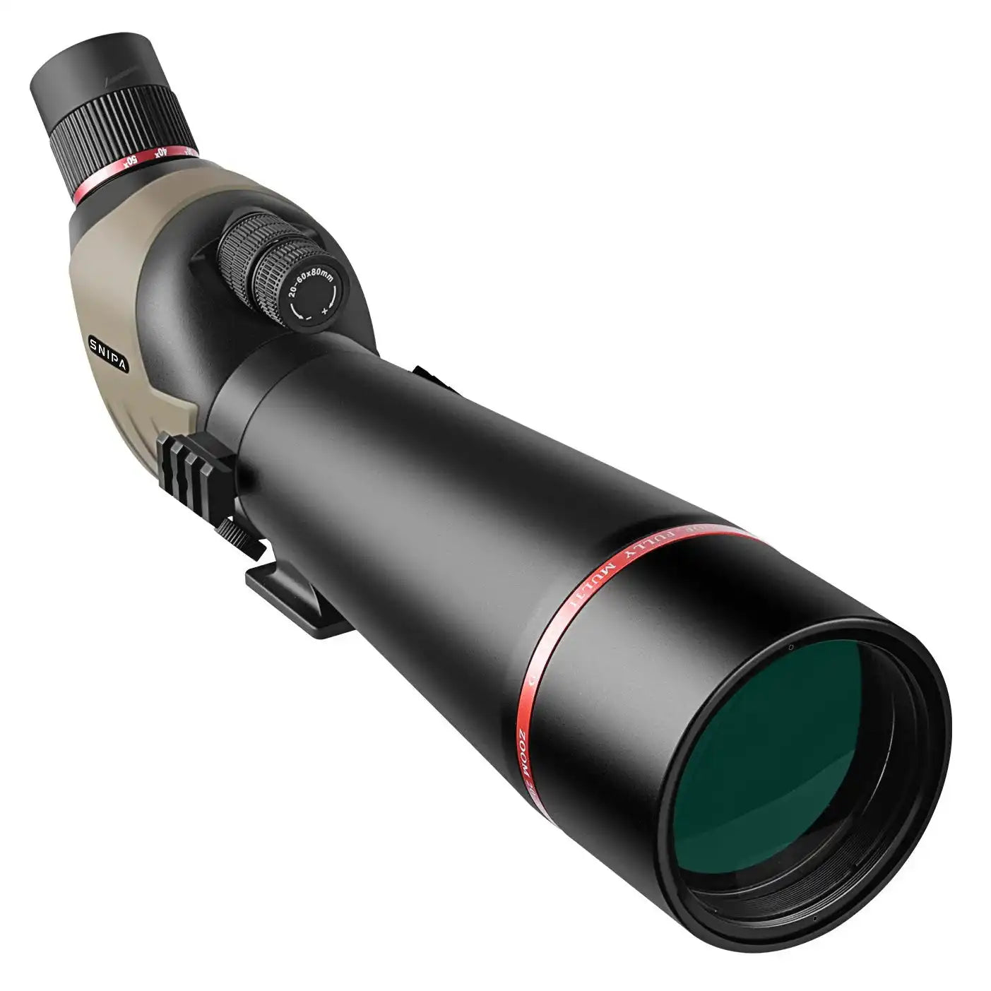 SNIPA™ NorthWatch HD 20–60×80 AE Spotting Scope – BAK4 Prism, Waterproof, Dual Focus – Tripod, Phone Adapter & Carrying Bag – Tactical Scope for Target Shooting & Wildlife