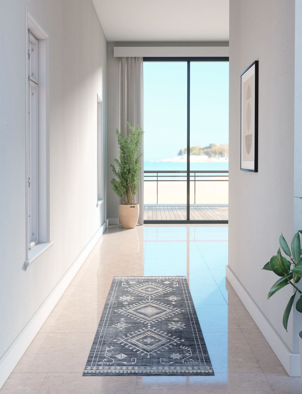 Khaleesi Black Yellow Sand Rug 