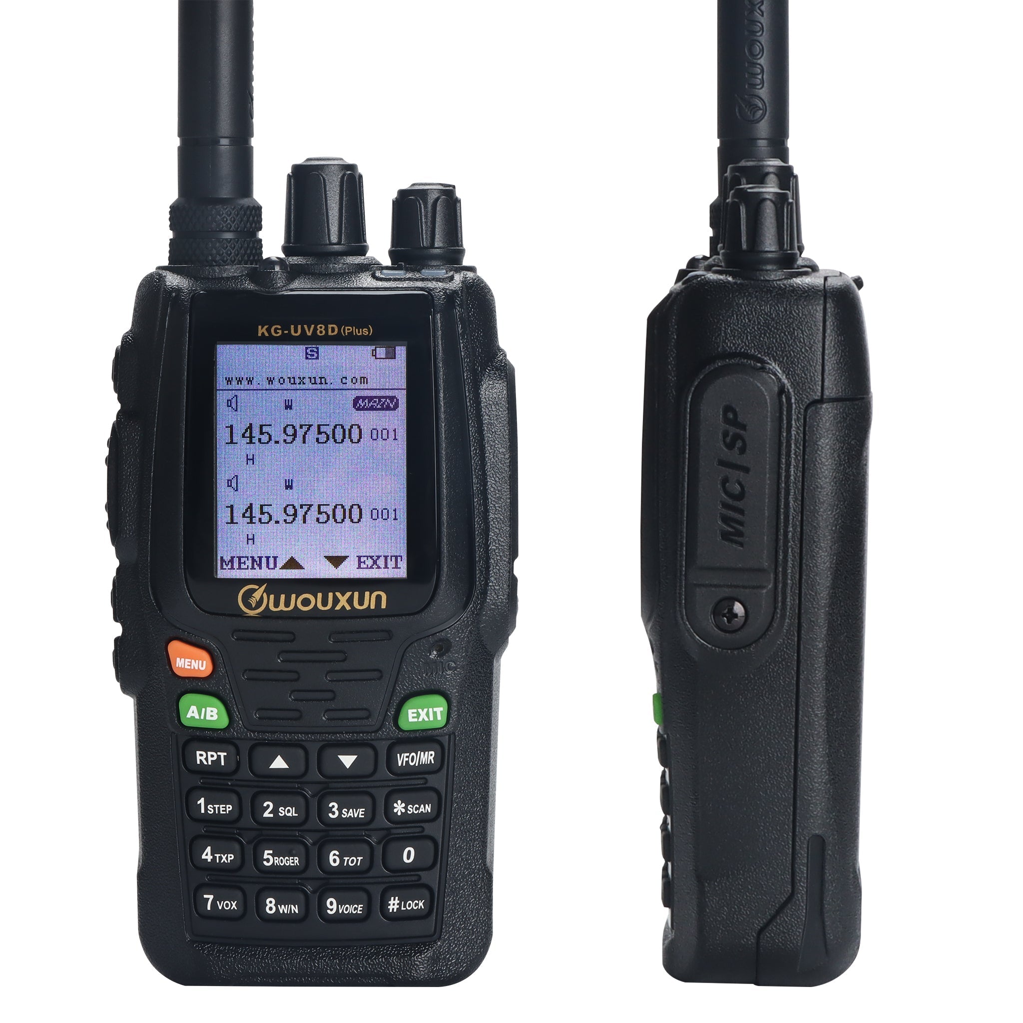 Wouxun KG-UV8D(Plus) Dual Bands, Voice Encryption Amateur Radio 144-148 MHz 430-450 MHz 